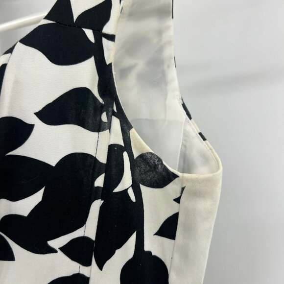 Nine West Floral Multicolor A-Line Midi Dress Women's 2P - Picture 4 of 8